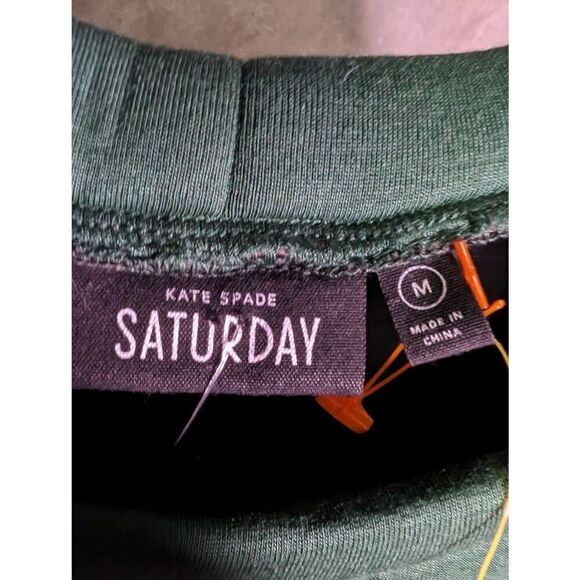 Kate Spade Saturday Neoprene Body Mini Dress Quilted Sponge Pine/Green Women's S - Picture 5 of 7